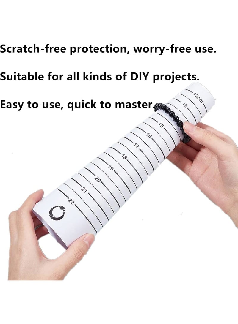 Bracelet Sizer Measuring Tool Set, Resin Bracelet Mandrel and Bangle Gauge Sizer for Accurate Wrist Measurement, Jewelry Making and DIY Craft Use, Ideal for Bracelet and Bangle Sizing, 3 Pcs - Image 5